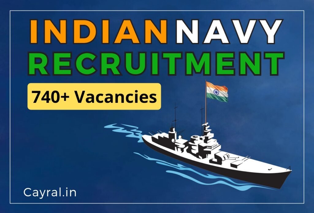 Indian Navy has released 740+ vacancies, maximum salary of 1 lakh 12 thousand, Join Now
