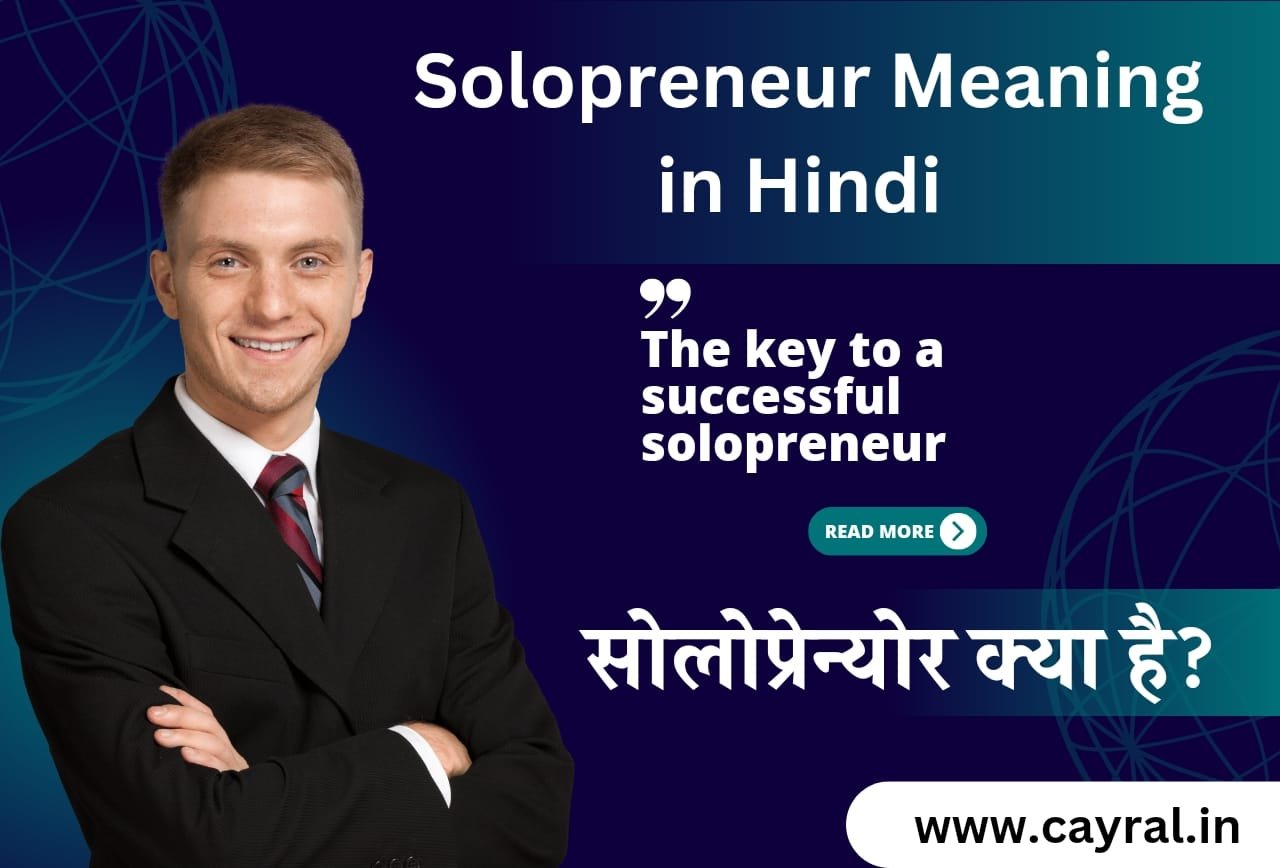 Solopreneur meaning in Hindi