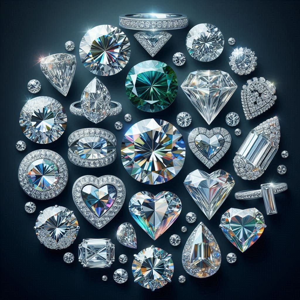 Diamond Shapes and Types in hindi