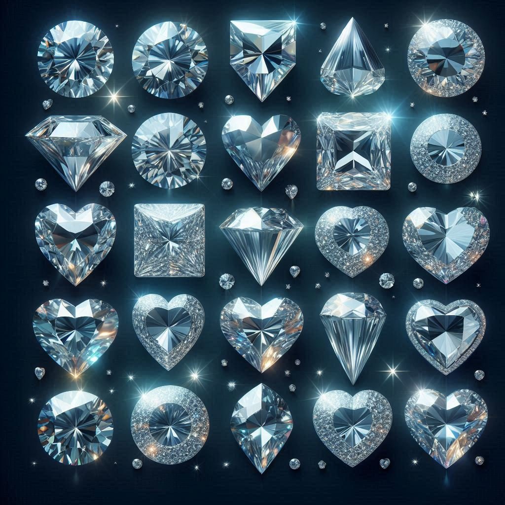 Diamond Shapes and Types in hindi