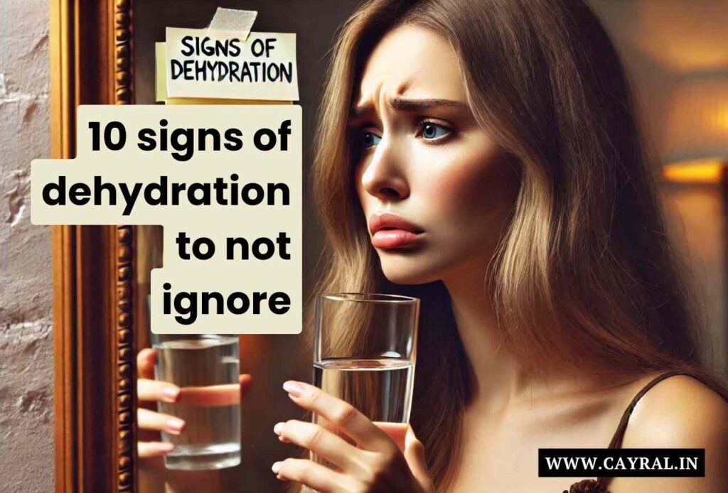 10 signs of dehydration to not ignore