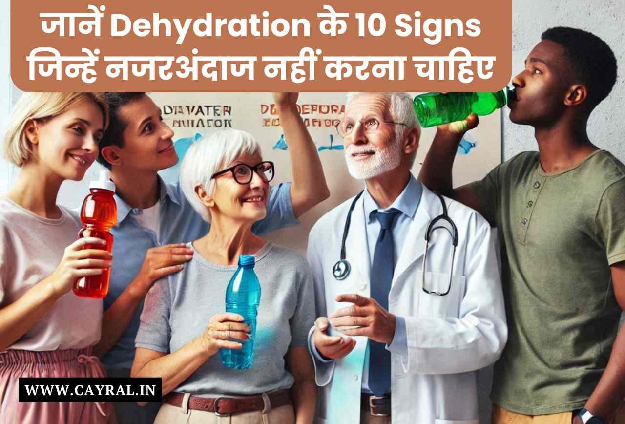 जानें Dehydration के 10 Signs जिन्हें नजरअंदाज नहीं करना चाहिए