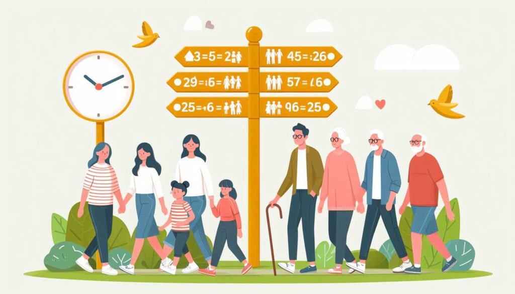 How many minutes should we walk according to age