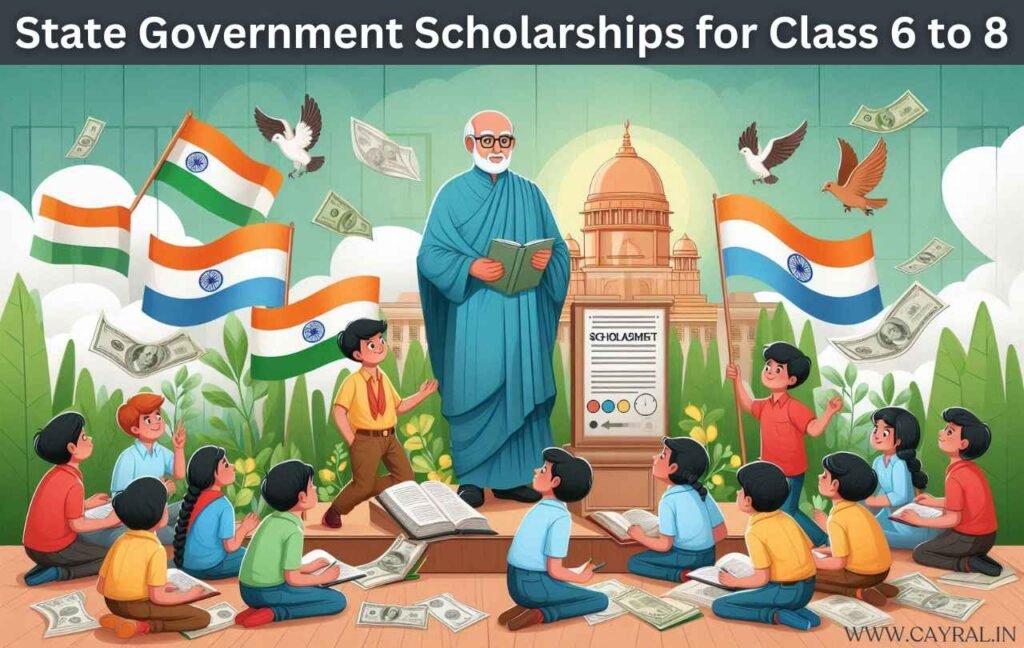 State Government Scholarships for Class 6 to 8