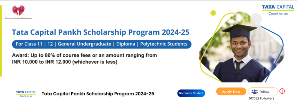 Tata Scholarship 2025 Apply