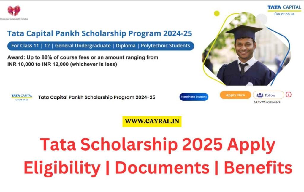 Tata Scholarship 2025 Apply