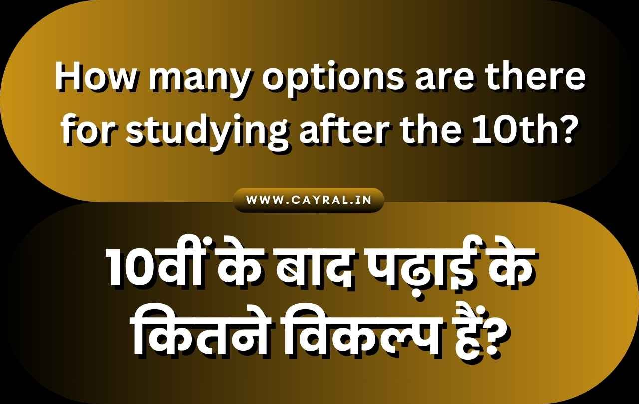 How Many Options Are There for Studying After the 10th? A Complete Guide
